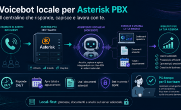 Voicebot locale per Asterisk PBX: centralino AI
